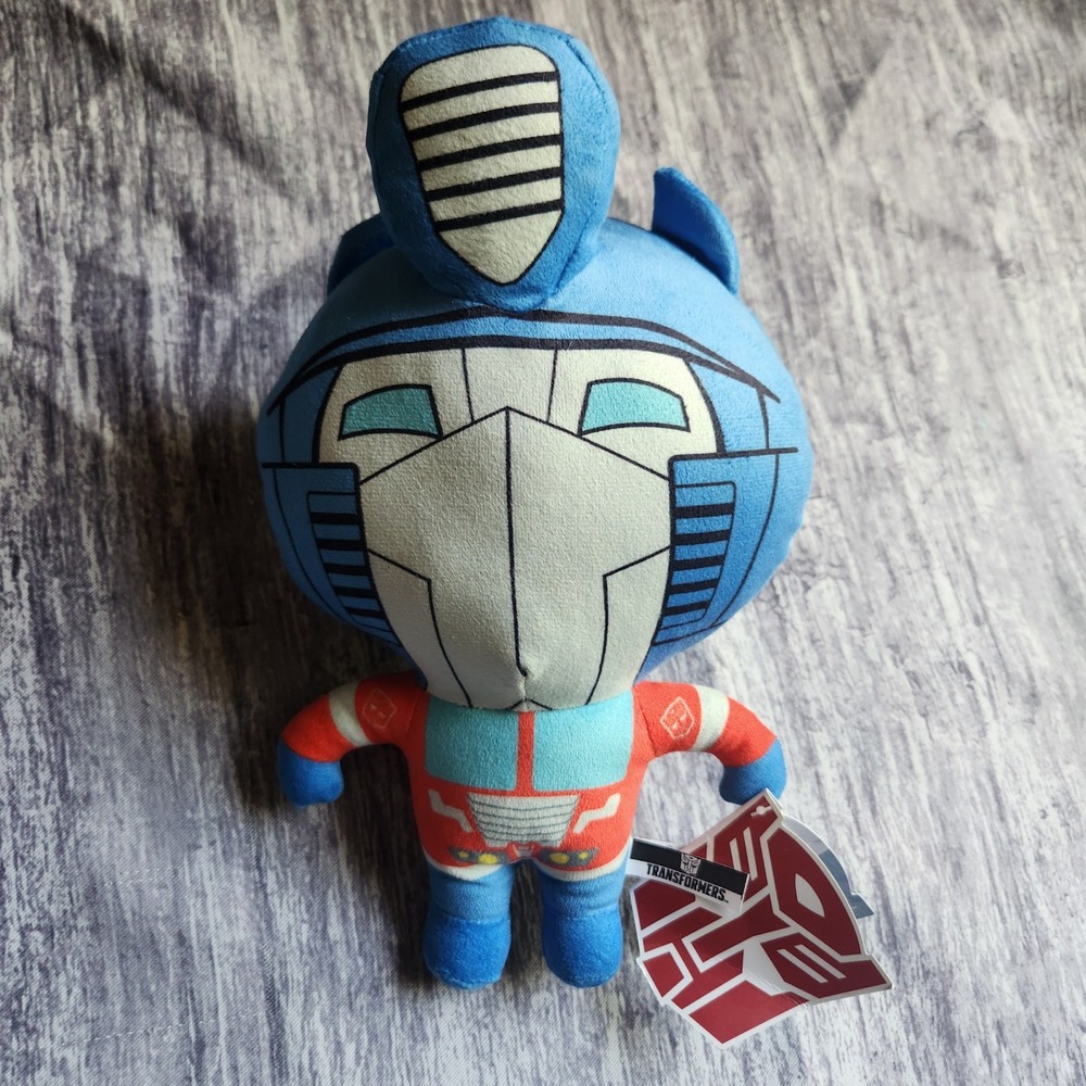 Transformers Optimus Prime 10" Plush Stuffed Collectible‎ Toy Factory With Tags